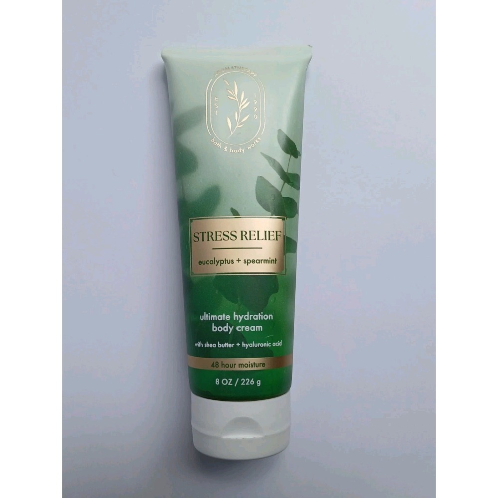 Bath & Body Works Aromatherapy Stress Relief Eucalyptus Spearmint Cream 8 oz